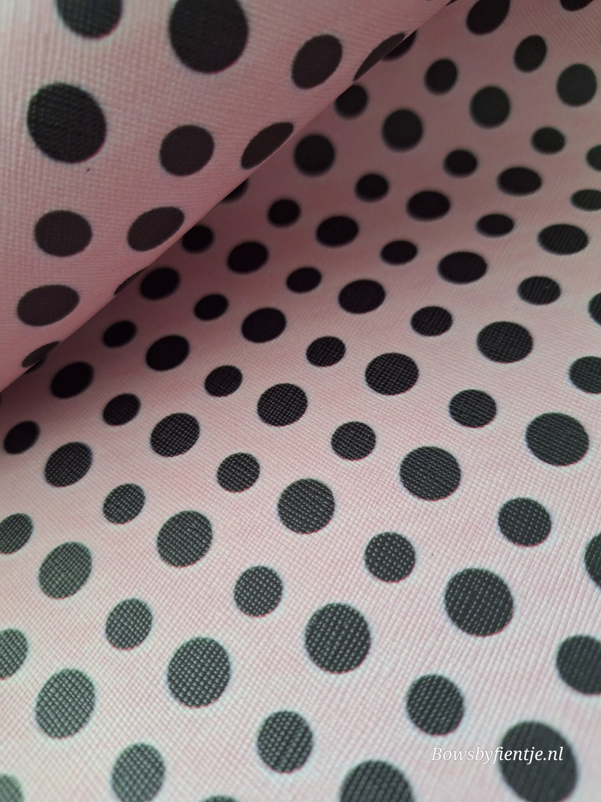 Roze met zwarte stippen #pr101