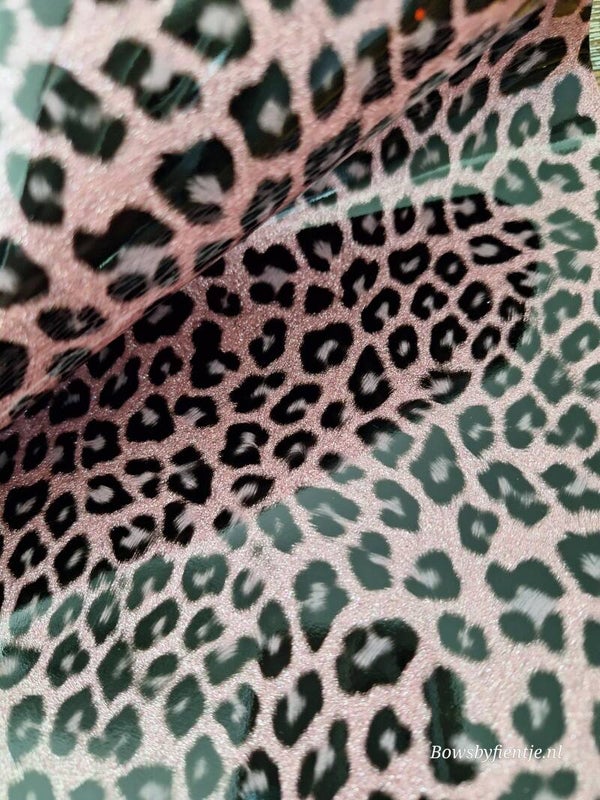 Panterprint roze glitter jelly #pr69