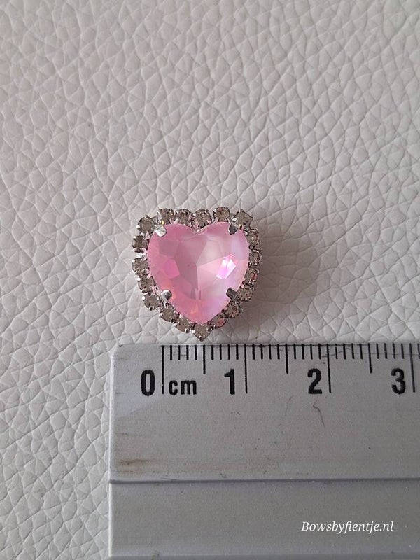 Roze, zilveren basis #rh1