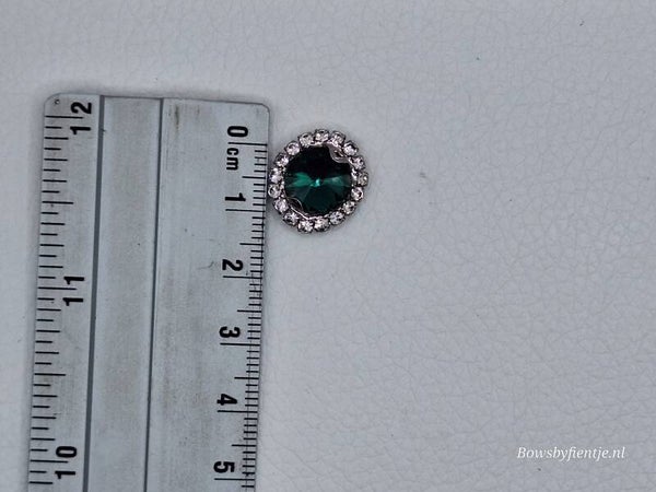 Teal, zilveren basis #rr15