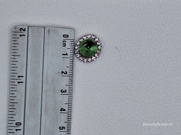 Lichtgroen, zilveren basis #rr14