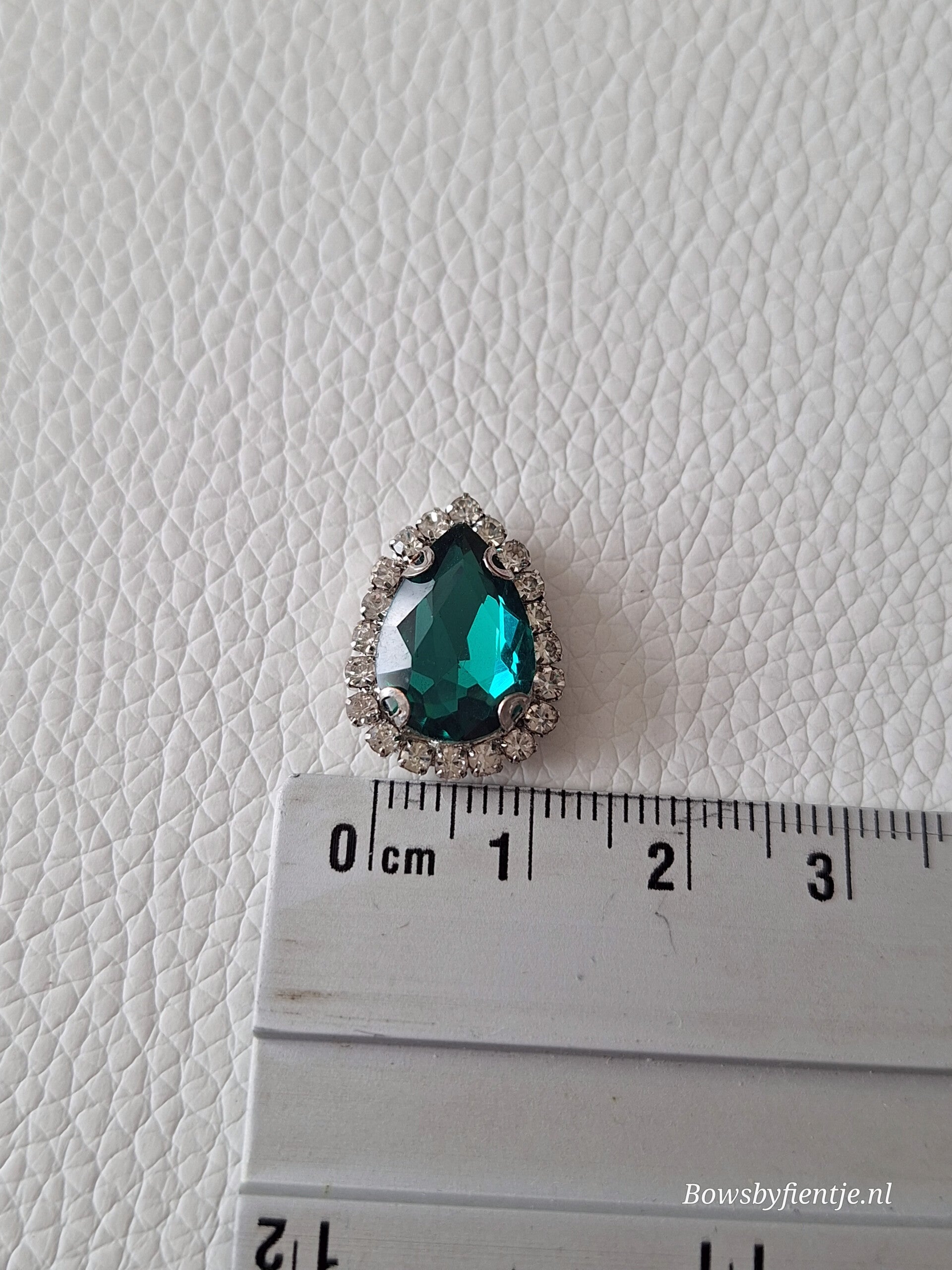 Emerald, zilveren basis #rd9