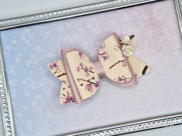Haarstrik roze beige