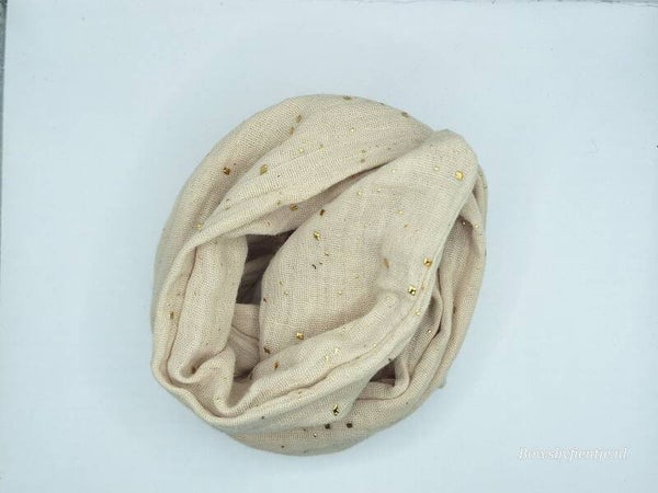 HappyTwist Sand & Gold Studs