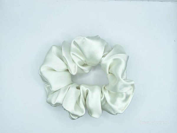 Scrunchie Ivory Satin