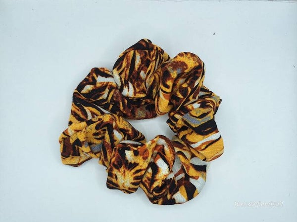 Scrunchie Golden Tiger