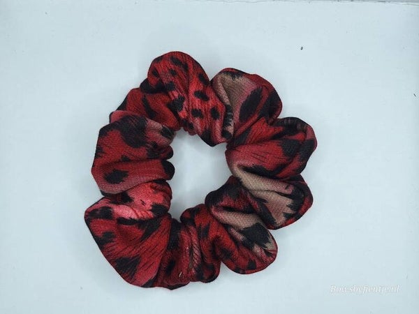 Scrunchie Red Panther