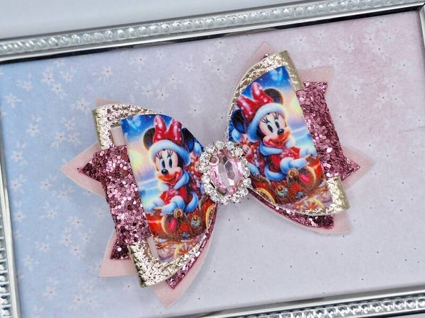 Kerst haarstrik Minnie