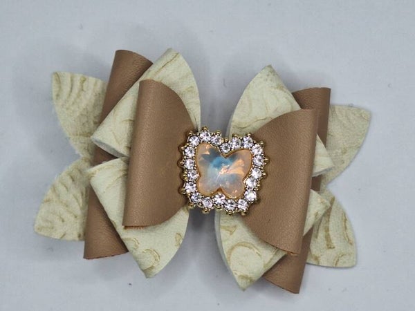 Haarstrik beige creme