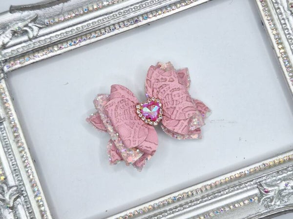 Haarstrik roze lace