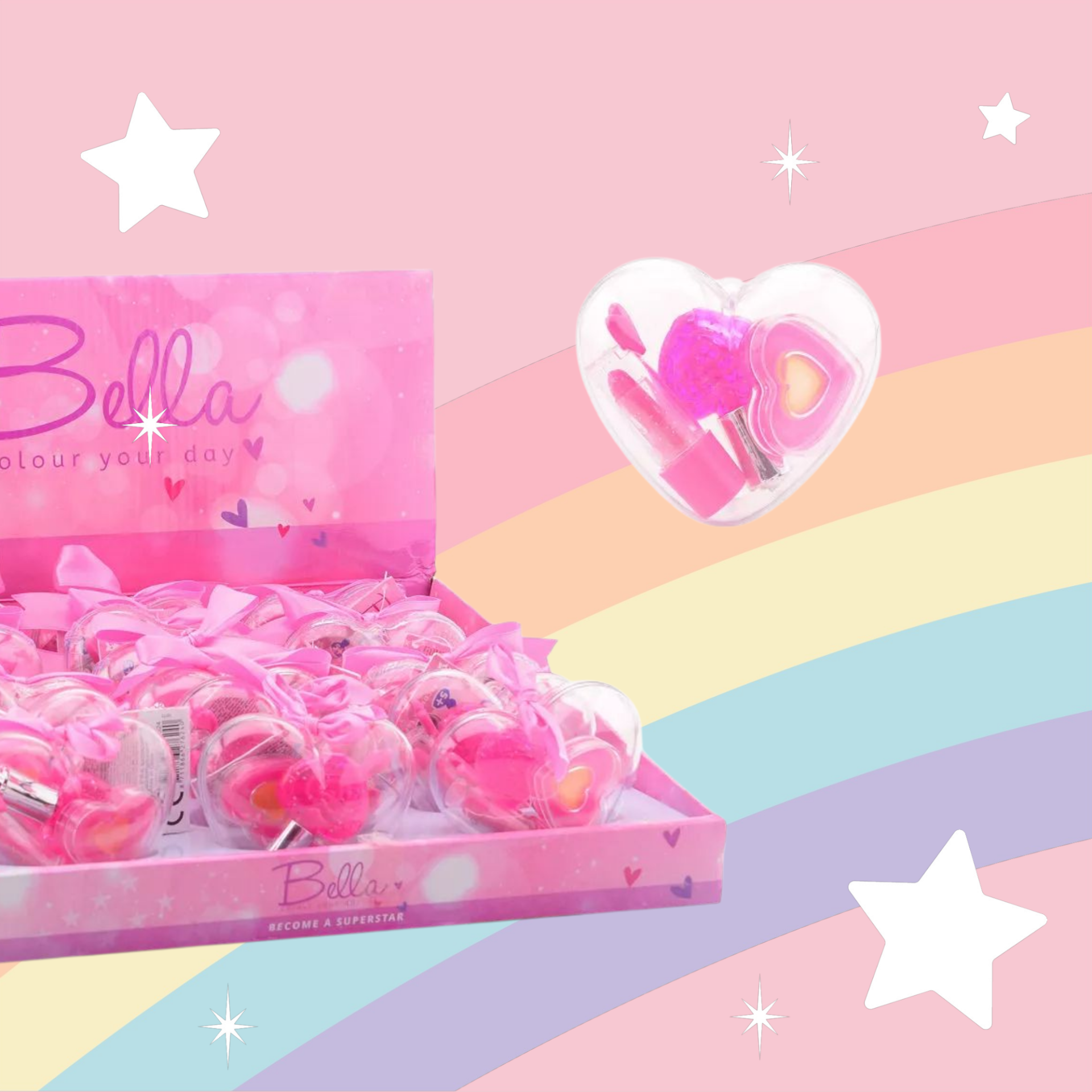 Make-up setje in hartje