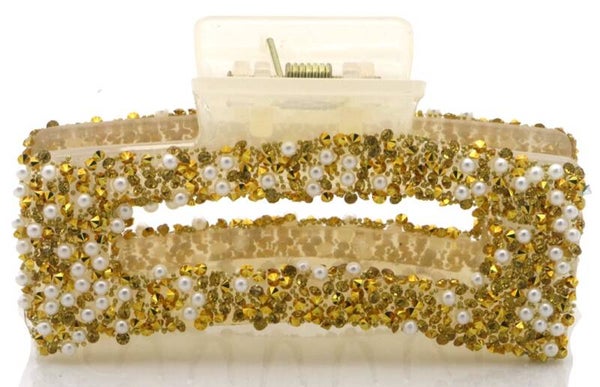 Haarklem gold pearls