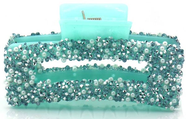 Haarstrik turquoise