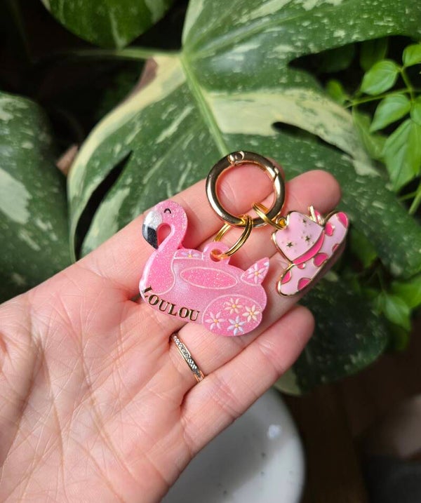 Flamingo & Paw 🦩