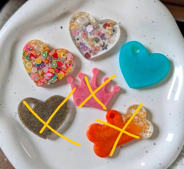 Médailles Coeur •