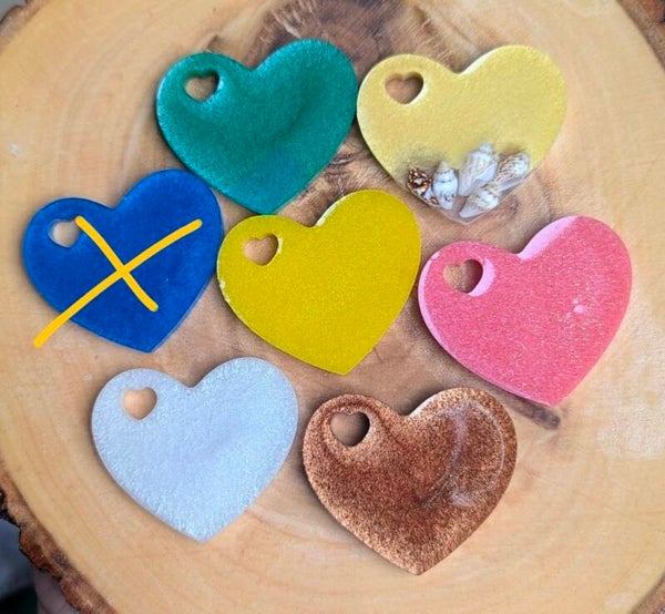 Médaille Coeur 4,5cm •