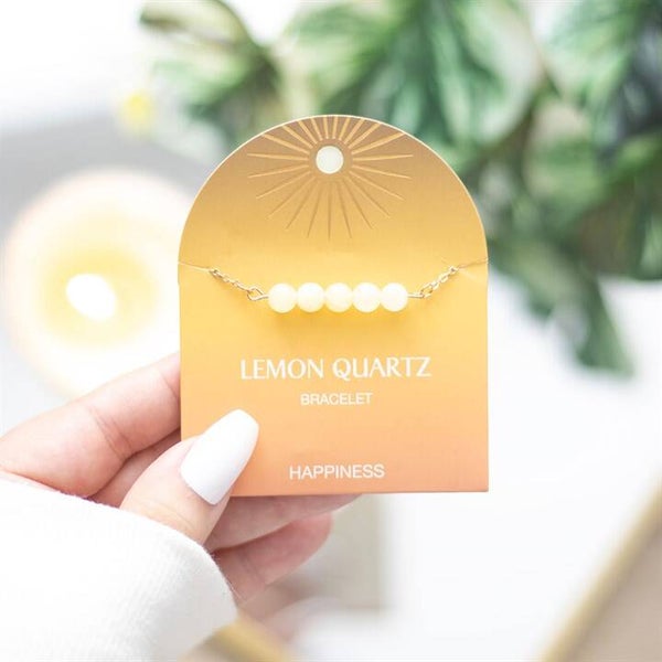 armband - lemon quartz
