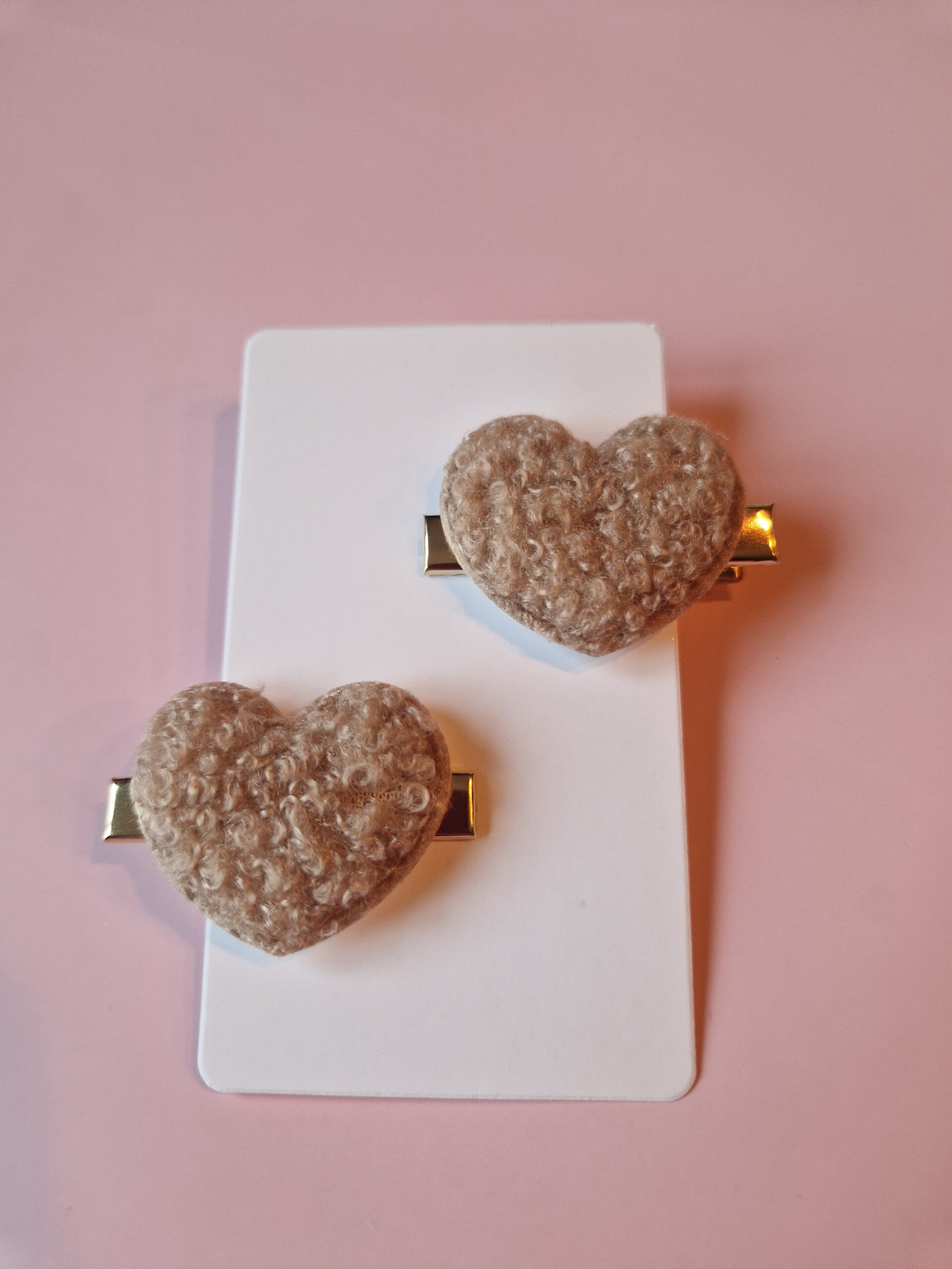 haarspeldjes | brown teddy hearts