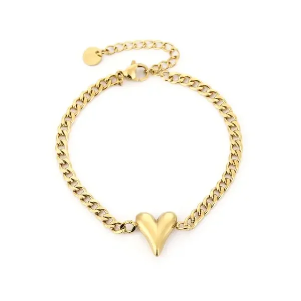 armband | chunky heart