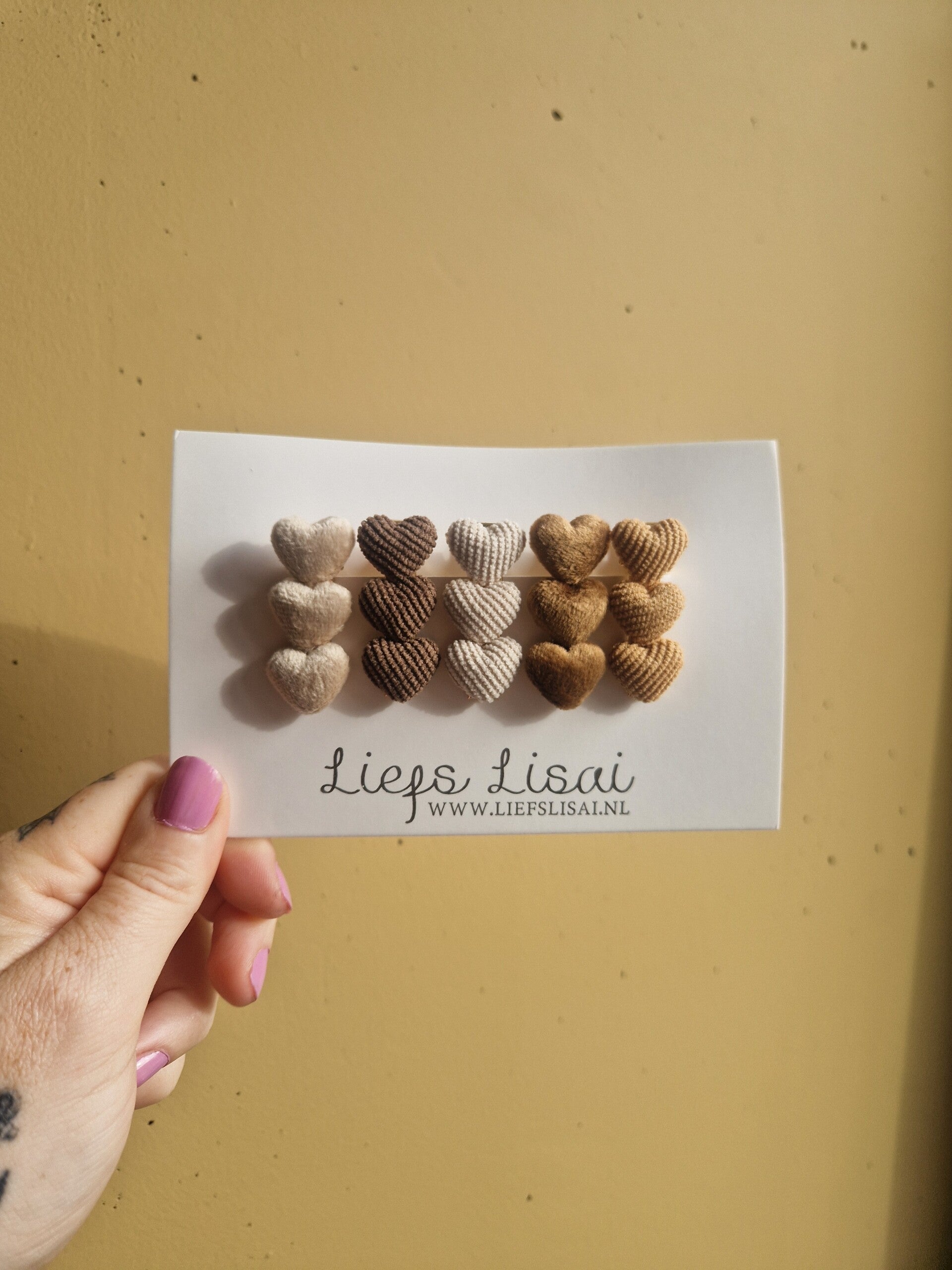 haarspeldjes | beige hearts