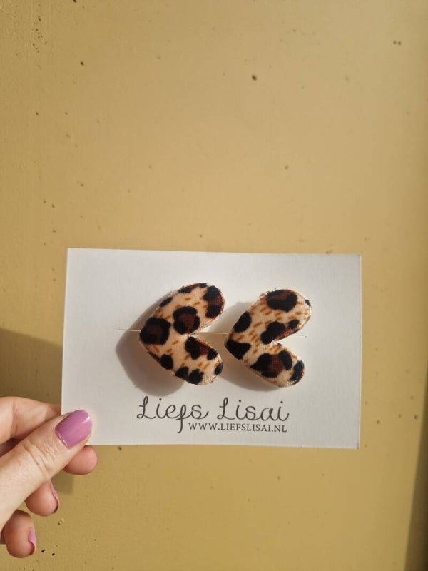 haarspeldjes | leopard hearts