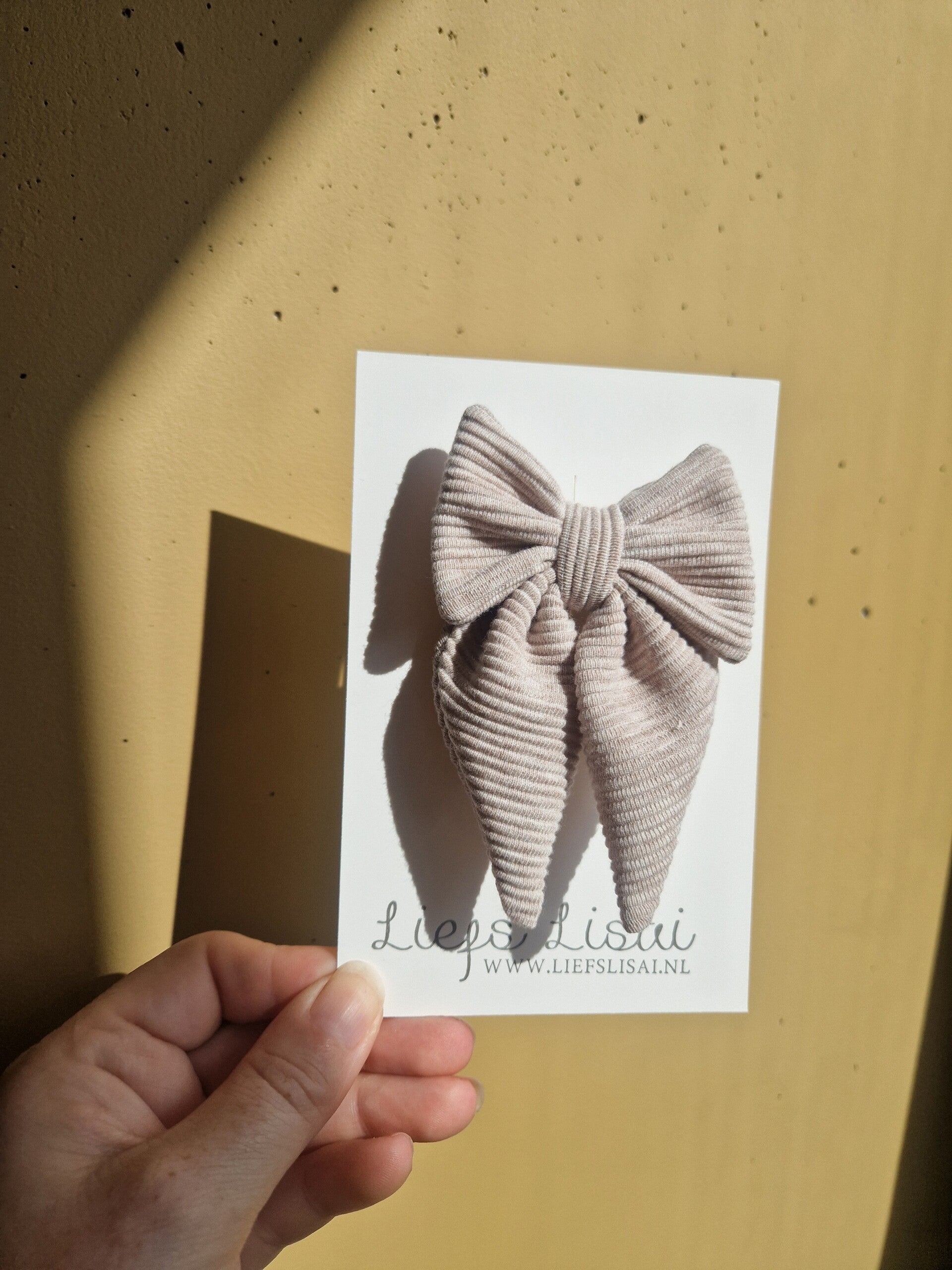 haarspeld strik | grey