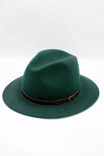 fedora hoed - emerald