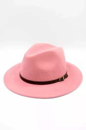 fedora hoed - pink