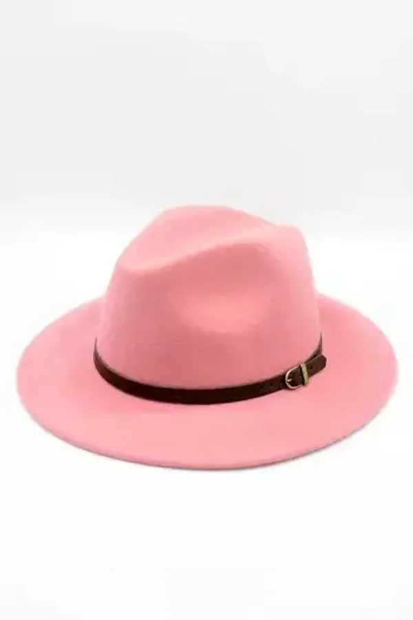 fedora hoed - pink