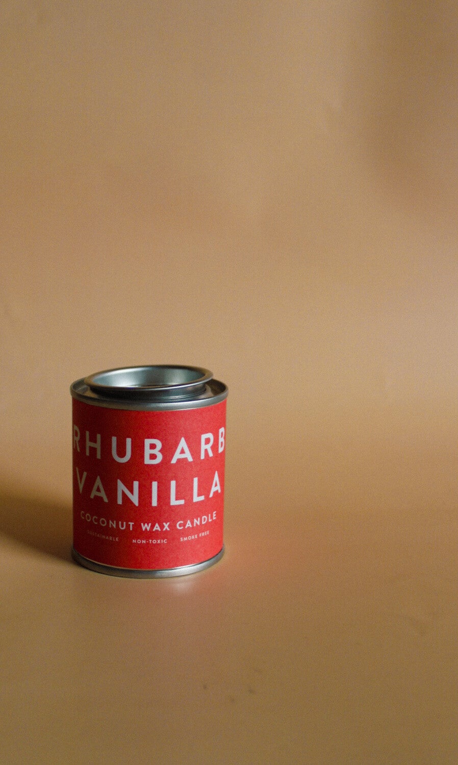 geurkaars - rhubarb vanilla