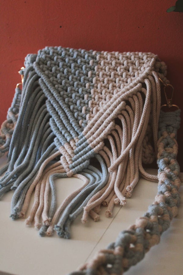 fringe bag - fresh mint