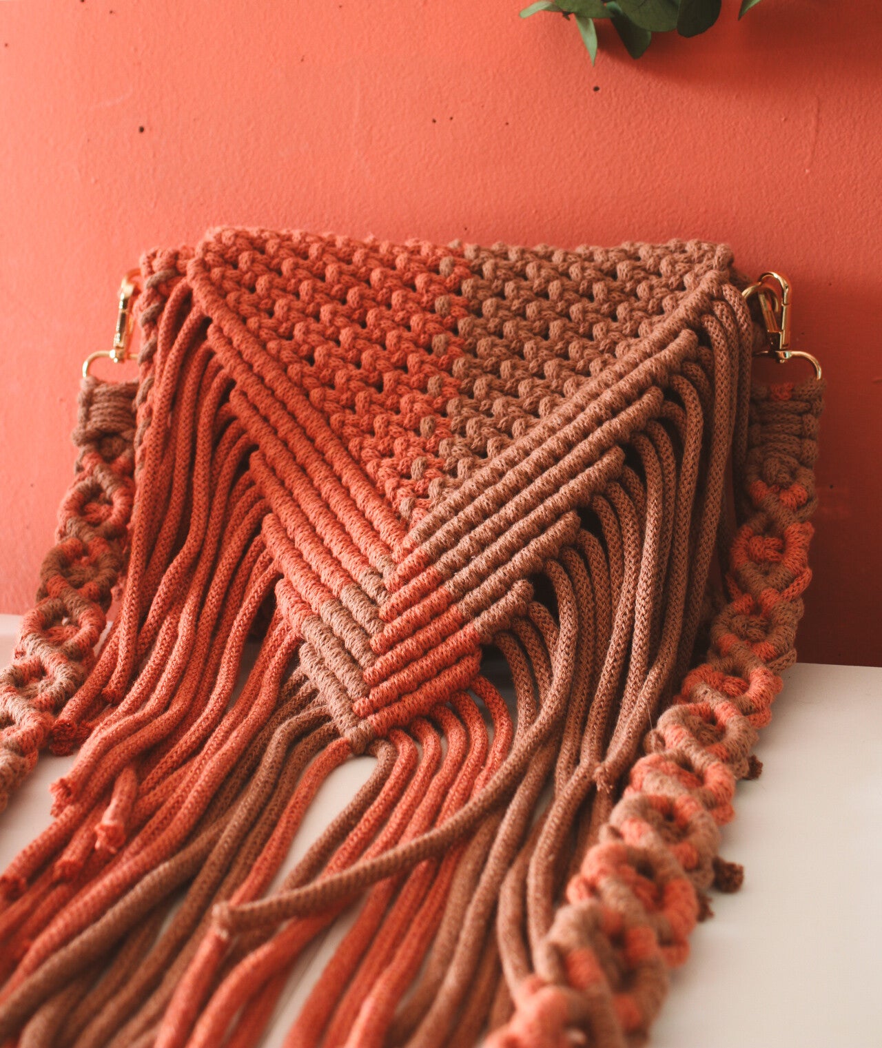 fringe bag - pumpkin spice (and everything nice)
