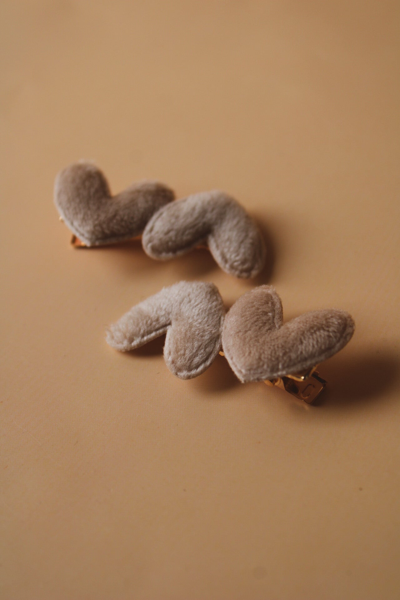 haarspeldjes | heart beige