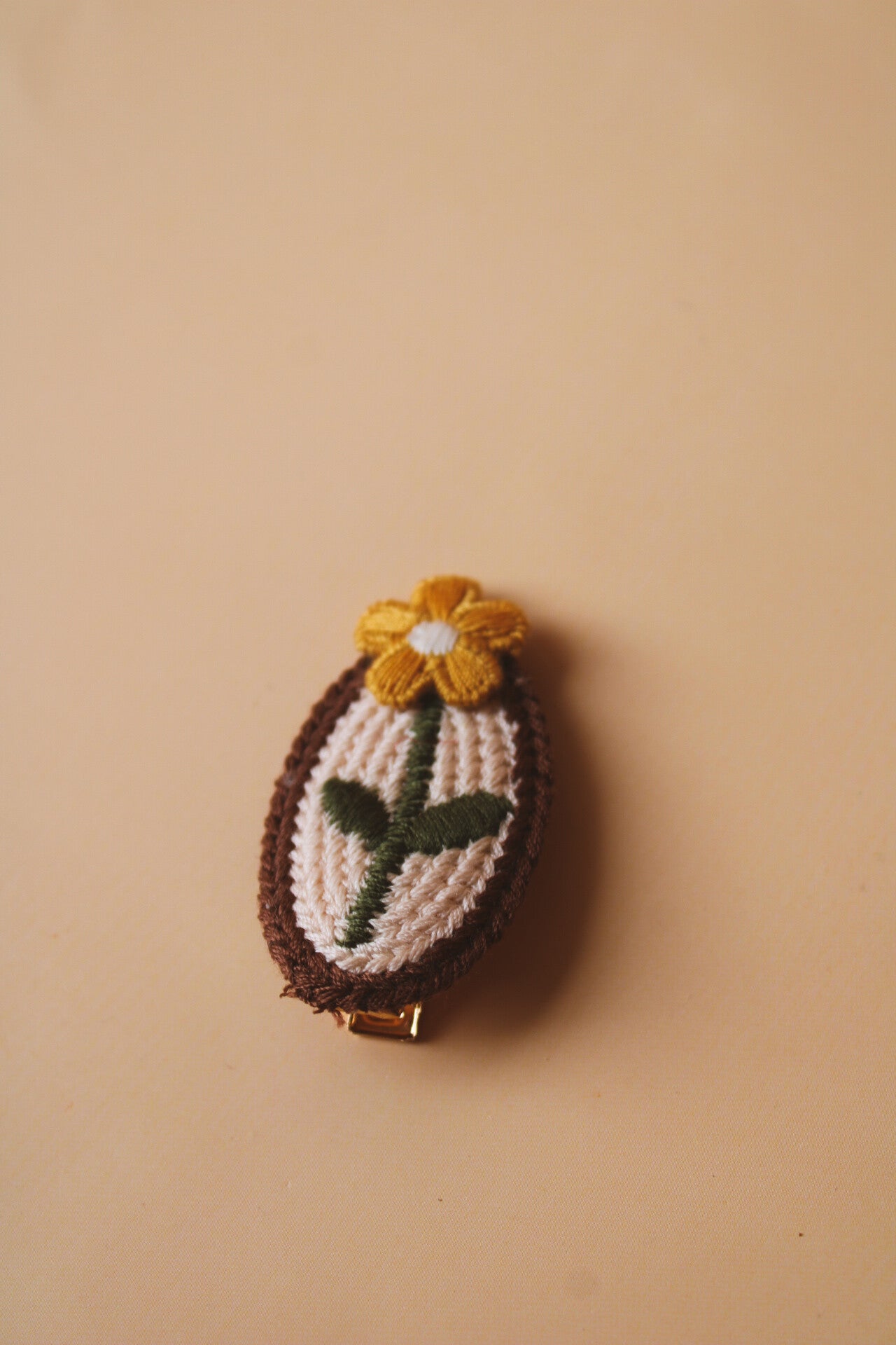 haarspeldje | embroidery flower