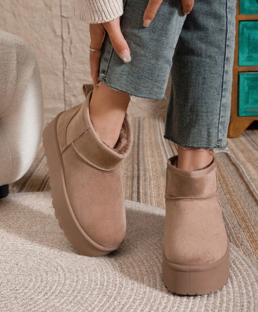 low boots | brown