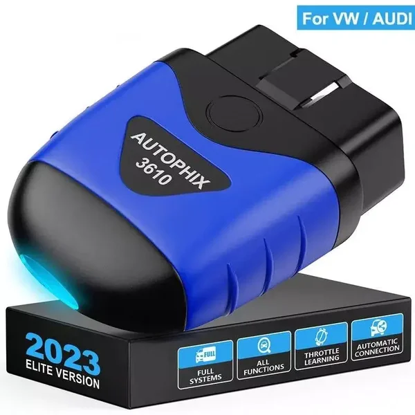 OBD2 Bluetooth Full System Diagnostic Scanner for VW, Audi, Skoda, Seat