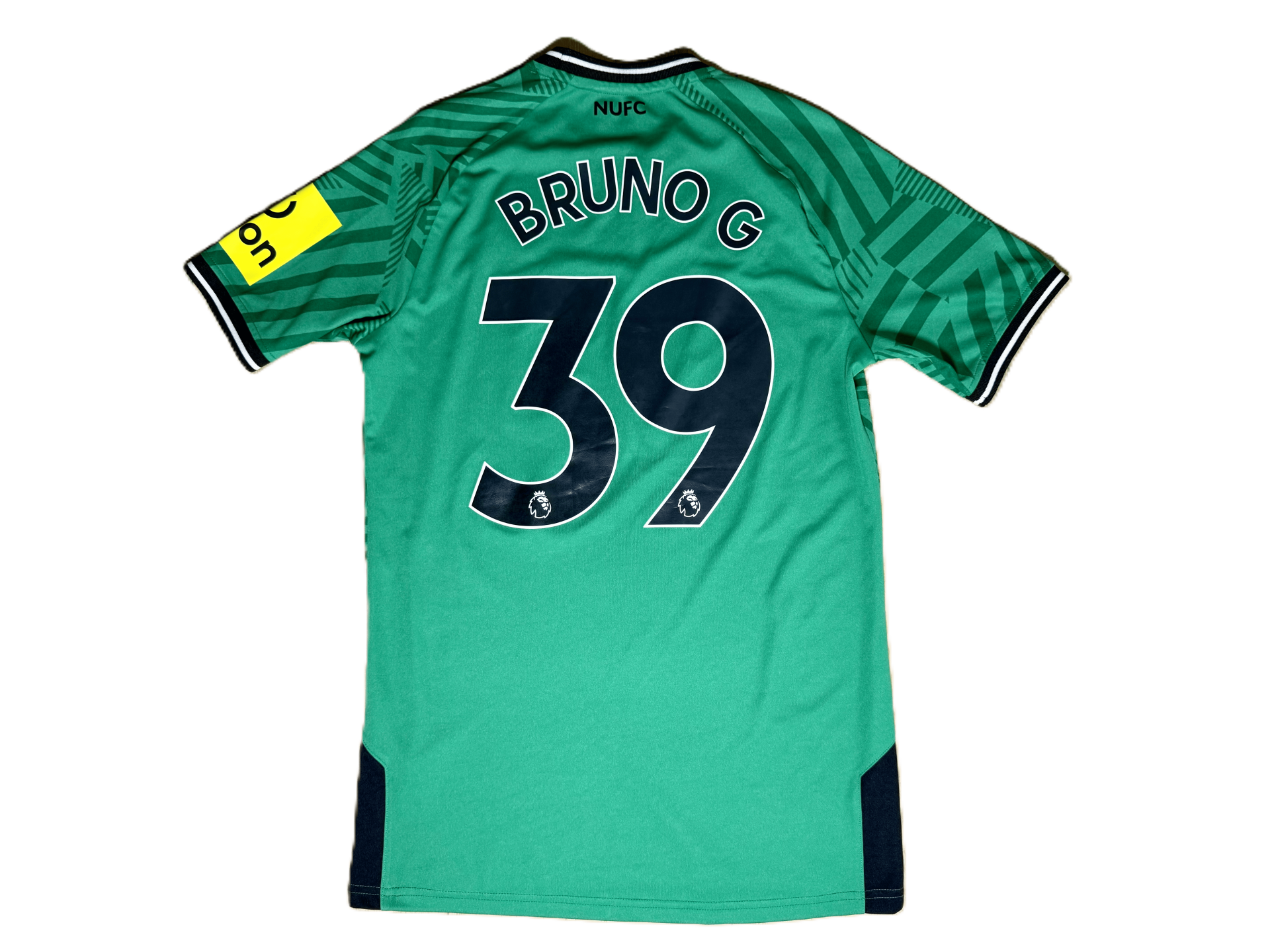 Newcastle United Away Shirt 2023/24 – Bruno G. #39 – Castore – Size S