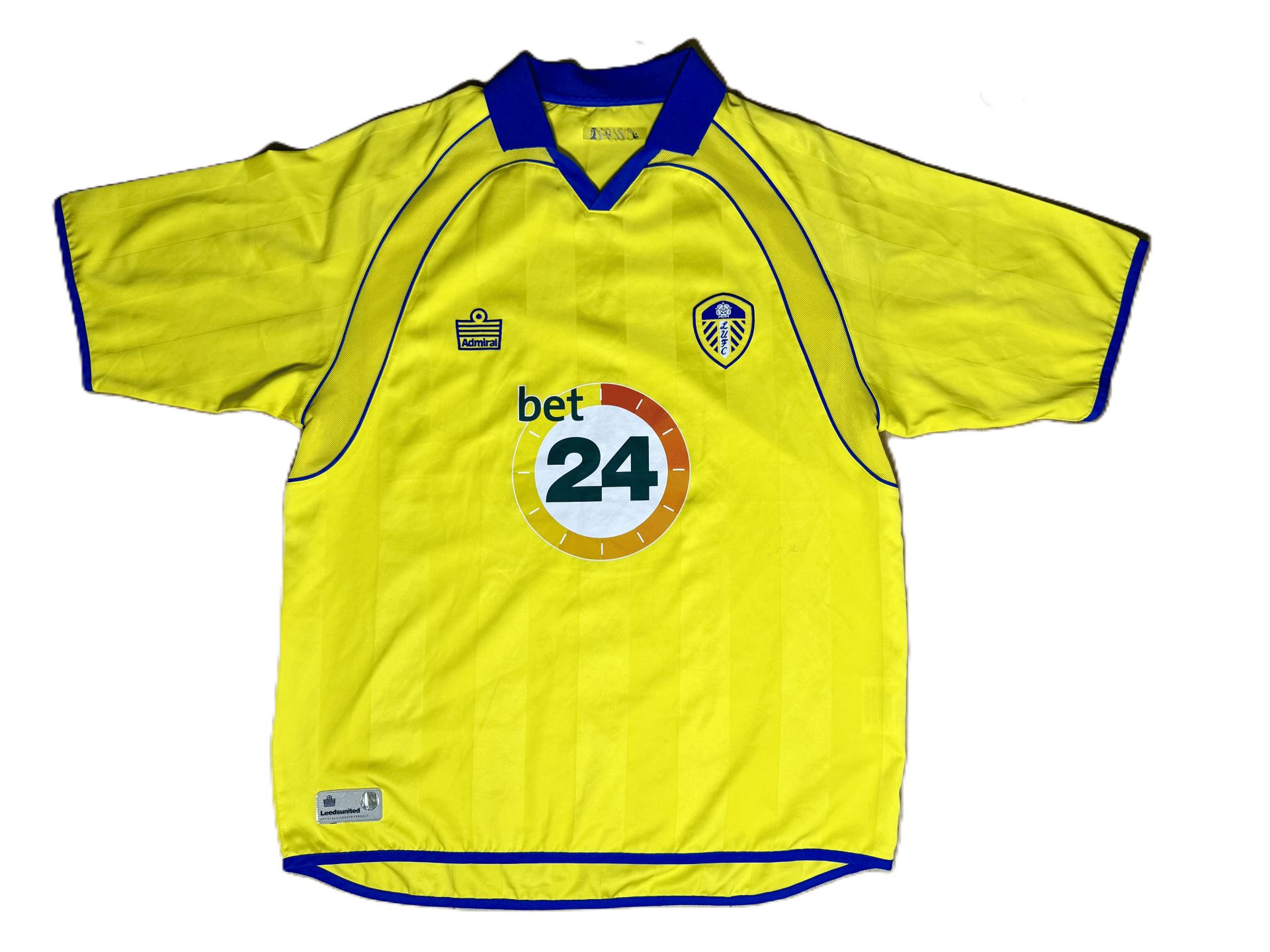 Leeds United Away Shirt 2006/07 – Admiral – Size L