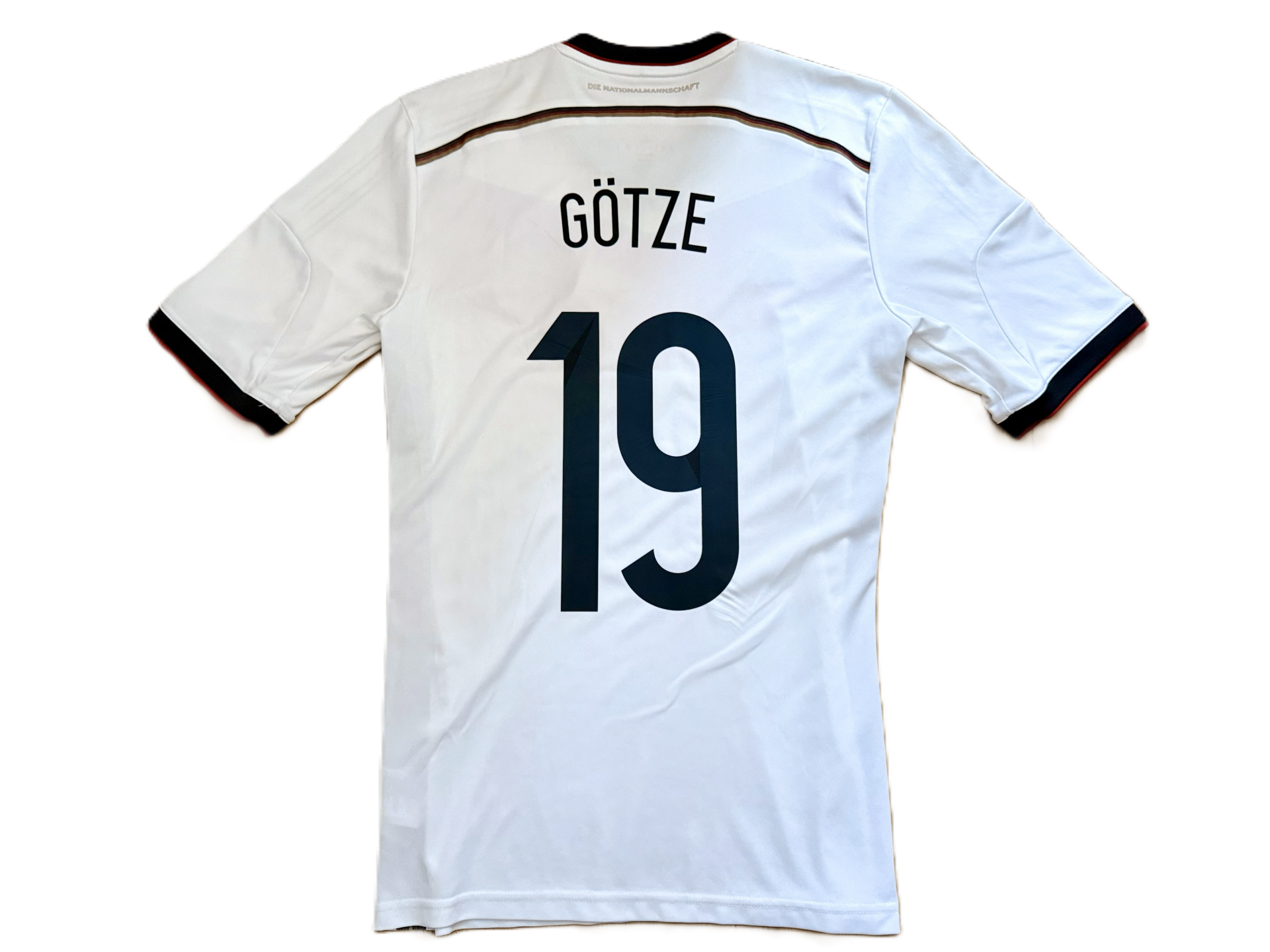 Germany Home Shirt 2014 – Götze #19 – Adidas – Size S