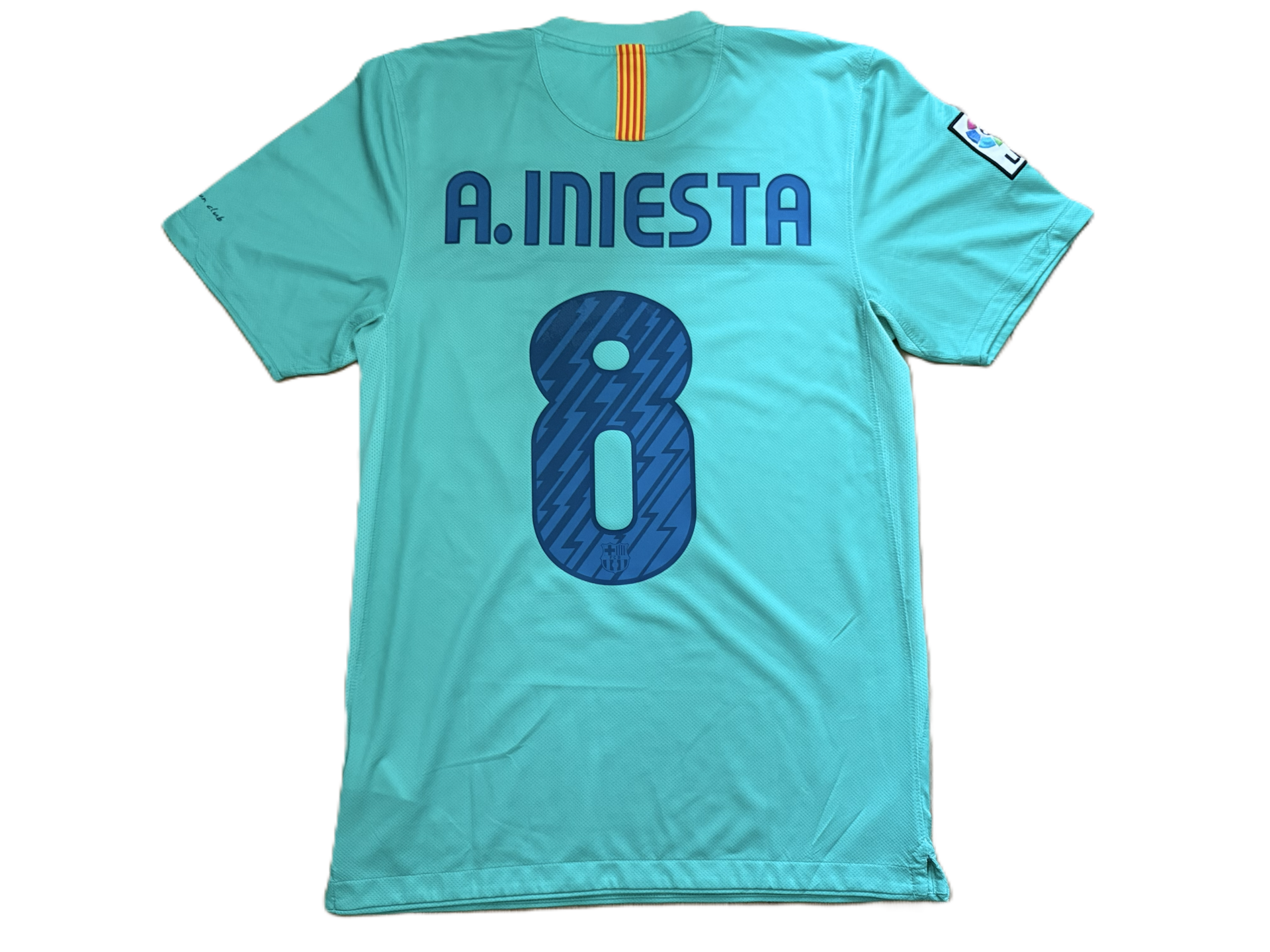 FC Barcelona Away Shirt 2010/11 – Iniesta #8 – Nike – Size S