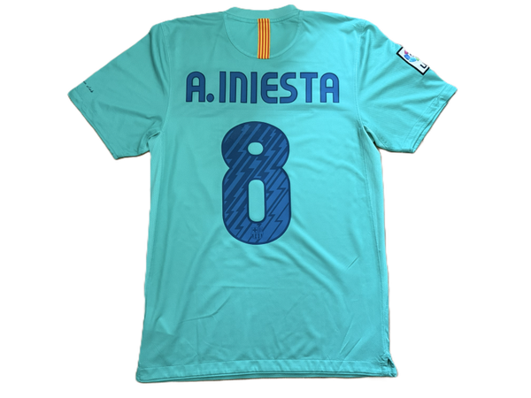 FC Barcelona Away Shirt 2010/11 – Iniesta #8 – Nike – Size S