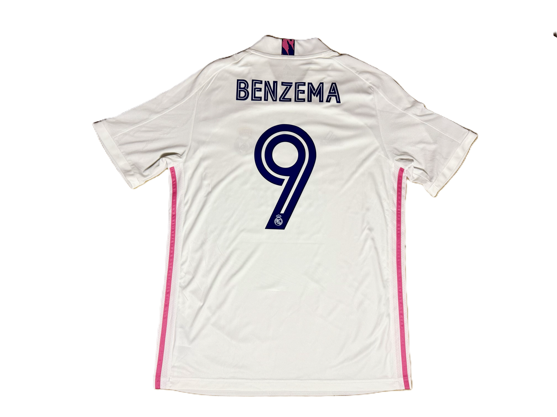 Real Madrid Home Shirt 2020/21 – Benzema #9 – Adidas – Size L
