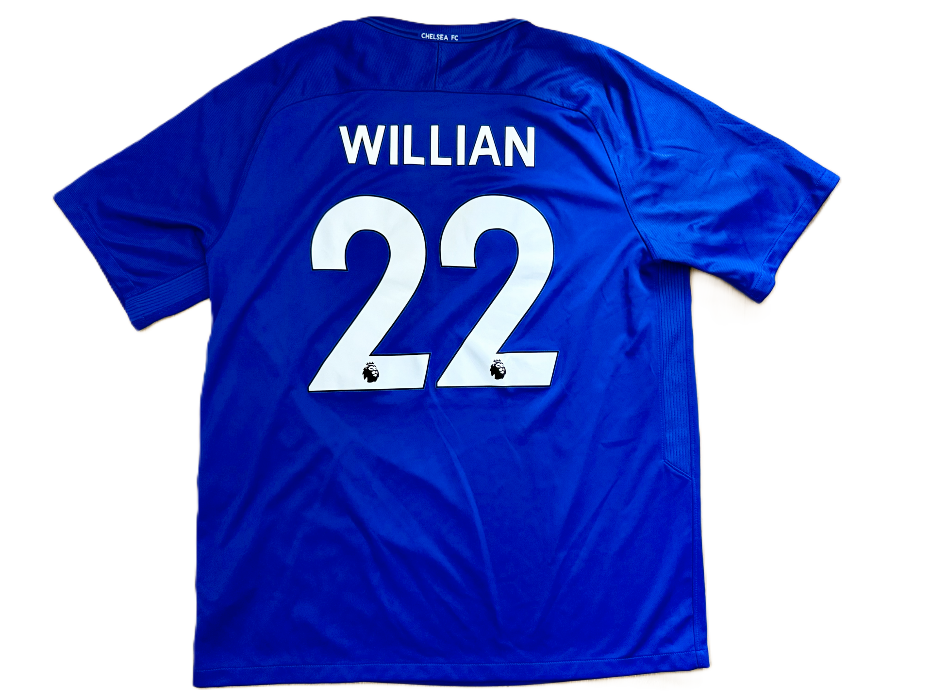 Chelsea FC Home Shirt 2017/18 – Willian #22 – Nike – Size XL