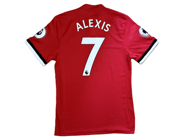 Manchester United Home Shirt 2017/18 – Alexis #7 – Adidas – Size M