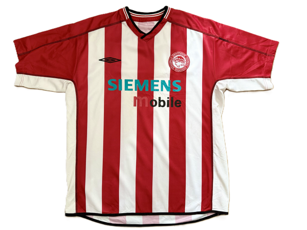 Olympiakos Home Shirt 2002/03 – Umbro – Size L