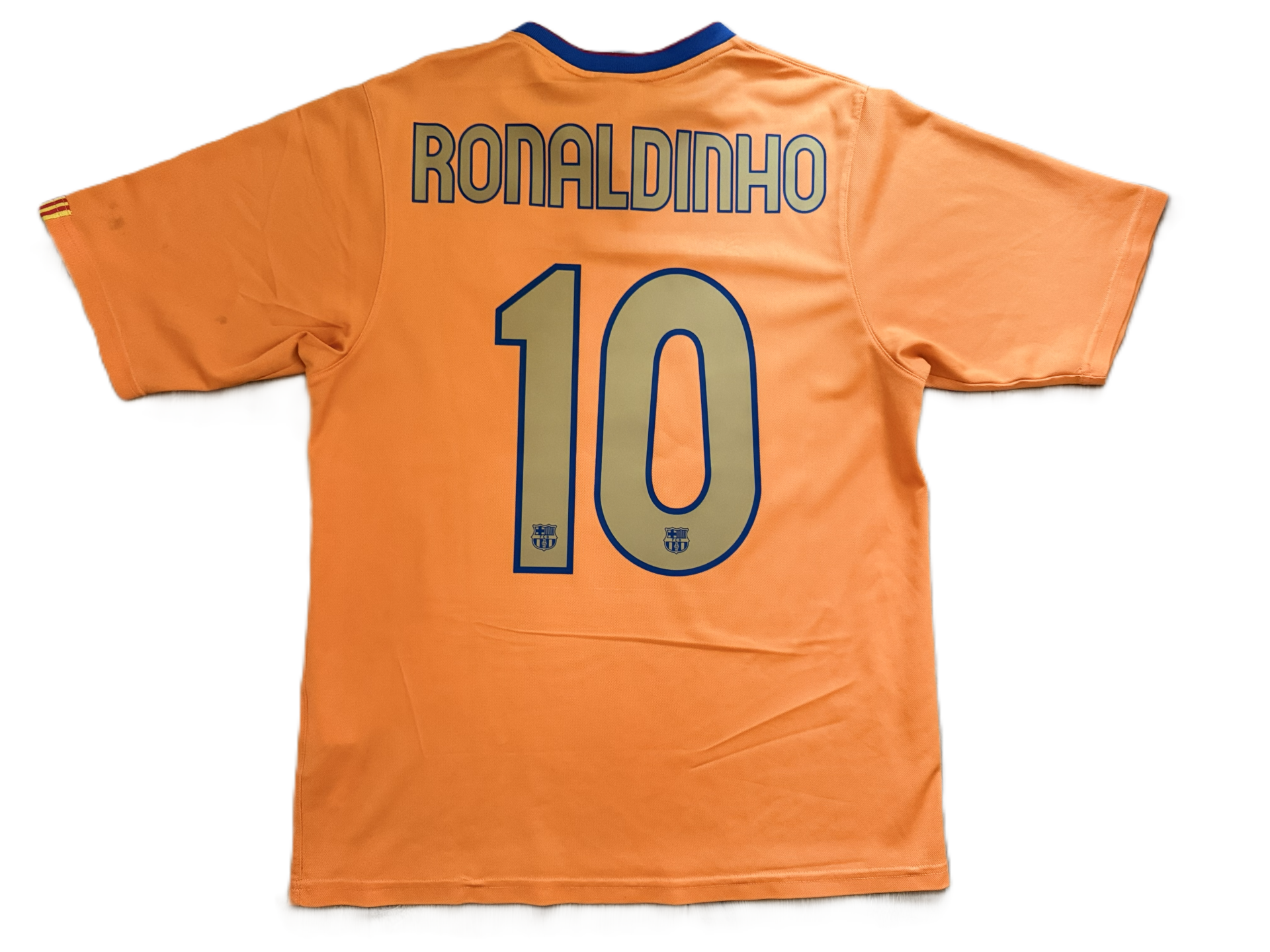 FC Barcelona Away Shirt 2006/07 – Ronaldinho #10 – Nike – Size M