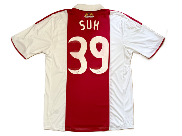 Ajax Home Shirt 2009/10 – Suk #39 – Adidas – Size L