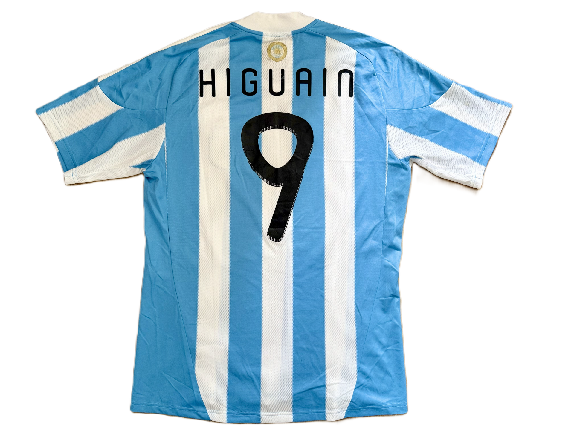 Argentina Home Shirt 2010 – Higuaín #9 – Adidas – Size M