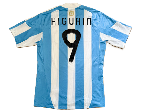 Argentina Home Shirt 2010 – Higuaín #9 – Adidas – Size M
