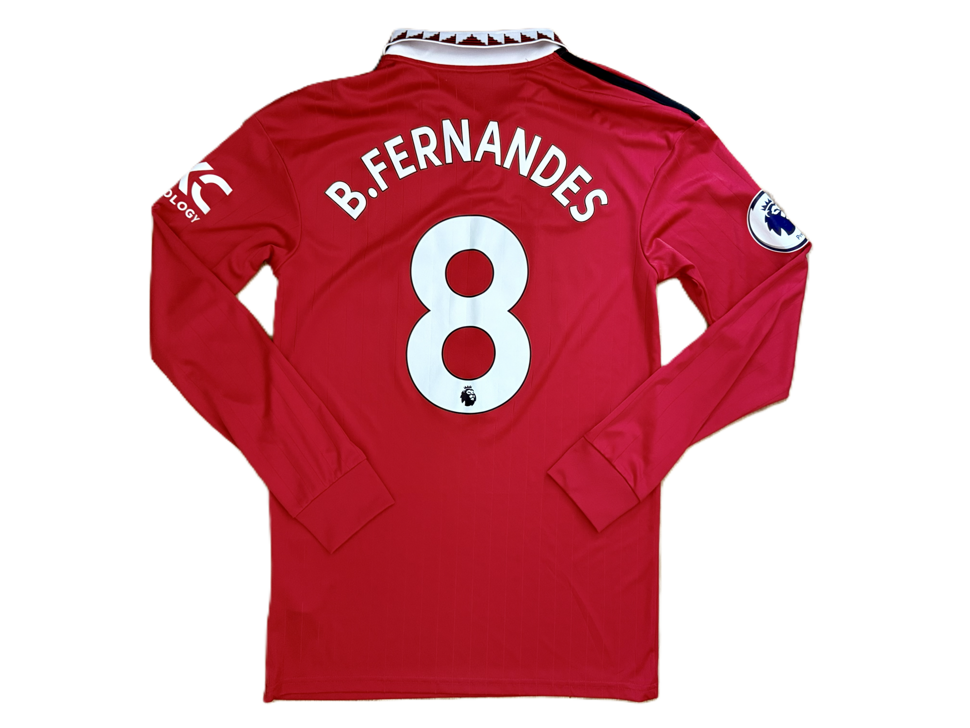Manchester United Home Shirt 2022/23 L/S – B. Fernandes #8 – Adidas – Size S